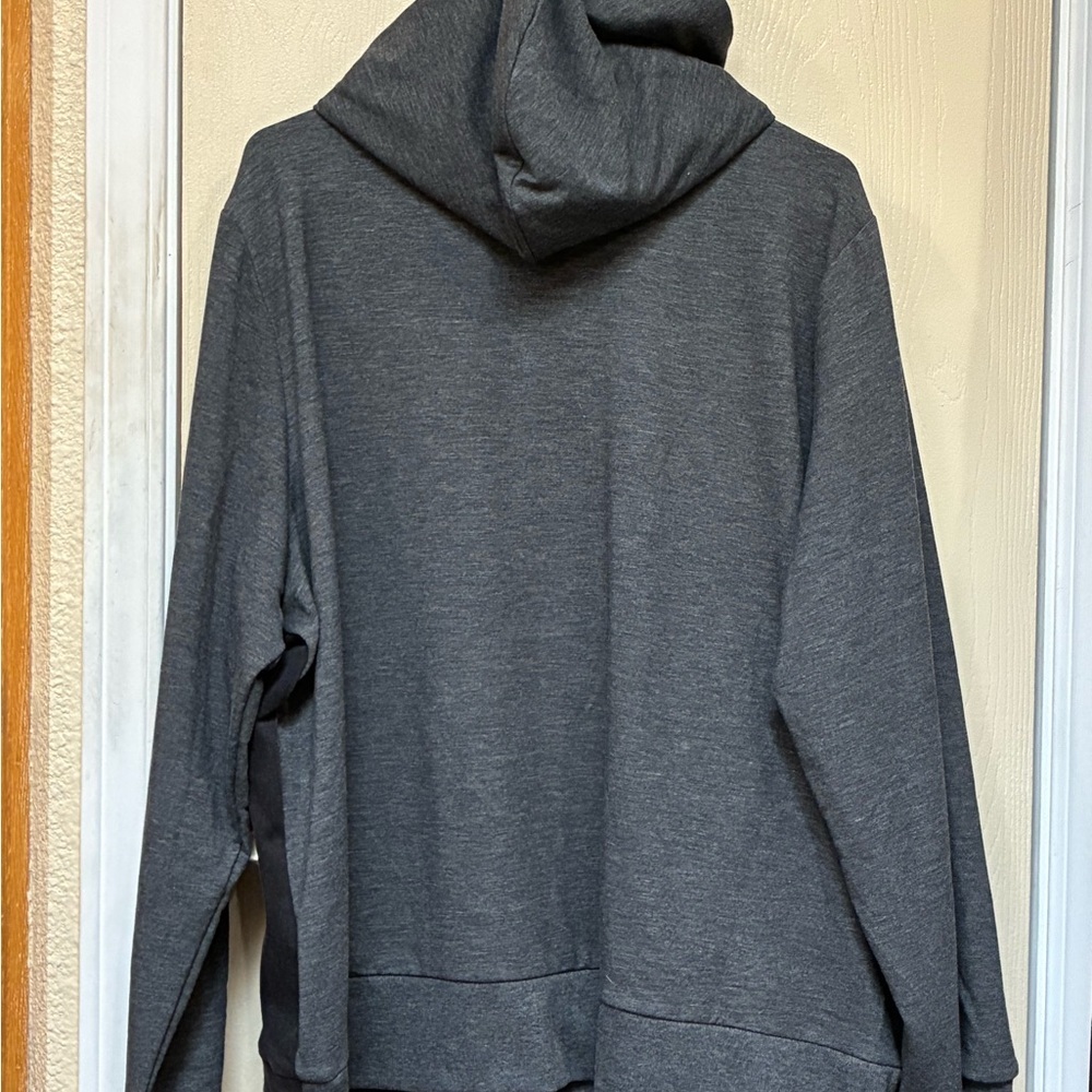 NWT Diane Gilman Black and Gray Hooded Jacket - Picture 3 of 3
